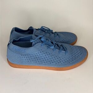 SUAVS The Zilker Shoes Mens 11.5 Blue Knit Lace Up Lightweight Comfort Sneakers